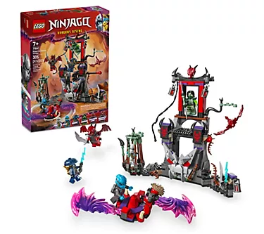 LEGO NINJAGO Dragonian Storm Village Battle Arena Toy Playset