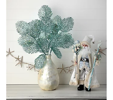 23" Glitter Coral Reef  Spray Set of 6 By Valerie