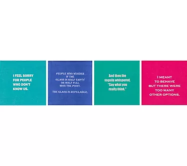 Mary Phillips Designs S/4 Variety Pack of Cocktail Napkins