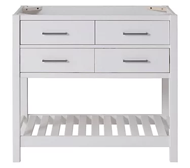 Alaterre Furniture Harrison 36" Vanity CabinetOnly 2 Drawers