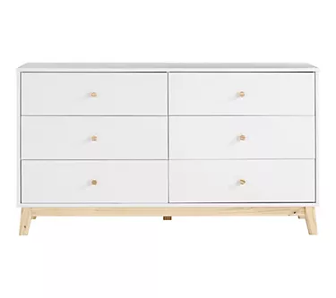 Alaterre Furniture MOD 60" Wood 6-Drawer DoubleDresser