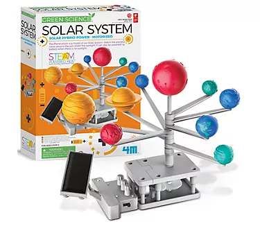 4M Green Science Solar System - DIY Rotating Planetarium