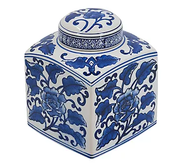 Barbara King 8" Vintage-Inspired Painted LiddedJar