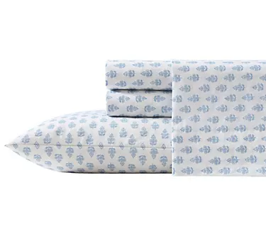 Laura Ashley Francesca Blue King Sheet Set