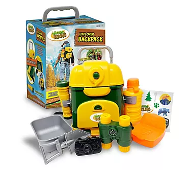 Nature Bound Explorer Backpack, 9pc Adventure Gear, Binoculars