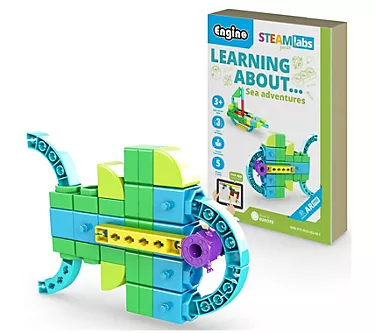 Engino: Labs Junior: Learning About Sea Adventur - Brick Build 1 376981-engino-labs-junior-learning-about-sea-adventur-brick-build-1.webp