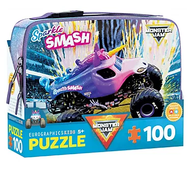 Eurographics Monster Jam Puzzle & Lunch Box - Sparkle Smash