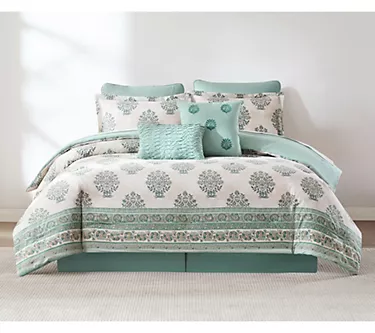 Lush Decor Sofia Flower Block Cotton Comforter8Pc Set King 1 377030-lush-decor-sofia-flower-block-cotton-comforter8pc-set-king-1.webp