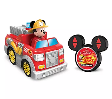 Disney Junior: 9" RC Mickey's Fire Truck, Wheelies & Spins