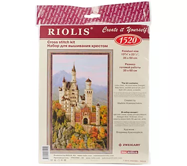 RIOLIS Counted Cross Stitch Kit -NeuschwansteinCastle