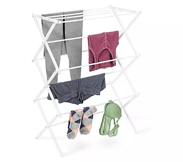 Whitmor 3-Tier Folding Metal Drying Rack
