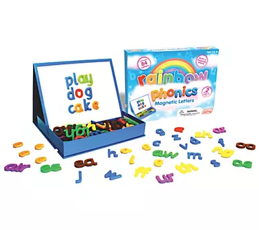 Junior Learning Rainbow Phonics Magnet Letter & Magnetic Board