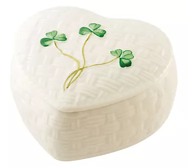 Belleek Pottery Kylemore Trinket Box
