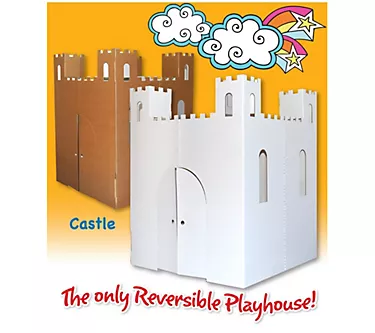 Easy Playhouse Castle Cardboard Playhouse