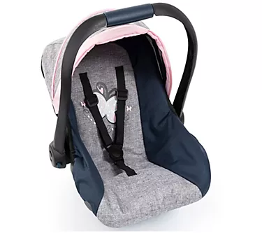 Bayer Design Dolls Car Seat - Turquoise, Pink,tars