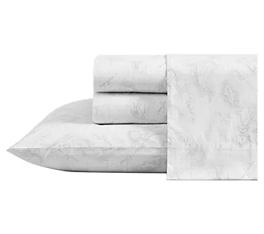 Eddie Bauer Fish Atoll Grey King Sheet Set