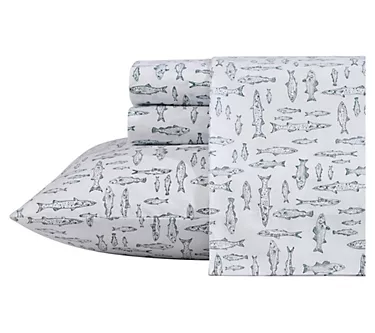 Eddie Bauer Albright Green Twin Sheet Set