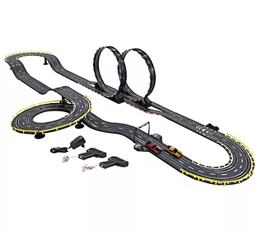 Metro Chase Road Racing Slot Car Set  Electric