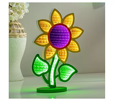 12.1 In Lighted Infinity Flower by Gerson International