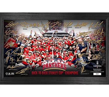 Highland Mint Florida Panthers 2025 Stanley Cup Champs Frame