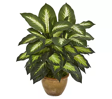 Dieffenbachia Artificial Plant in Planter by Nearly Natural