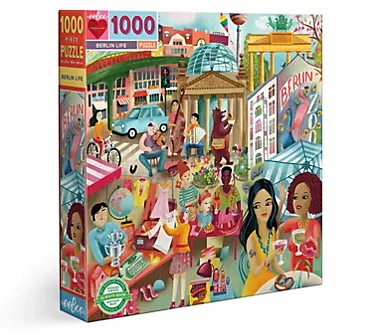 eeBoo Piece and Love Berlin Life Puzzle