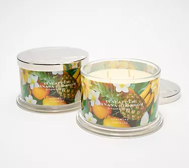 HomeWorx by Slatkin + Co. S/2 18oz Pineap Banana Blossom Candles 1 378318-homeworx-by-slatkin-co-s-2-18oz-pineap-banana-blossom-candles-1.webp