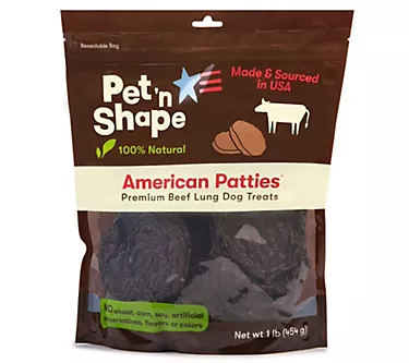 Pet 'n Shape American Patties Dog Treats, 16 oz