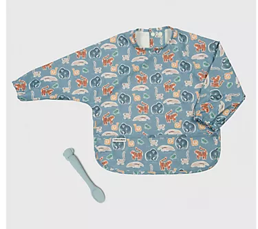 Loulou Lollipop Long Sleeve Bib and Spoon Set 1 378519-loulou-lollipop-long-sleeve-bib-and-spoon-set-1.webp