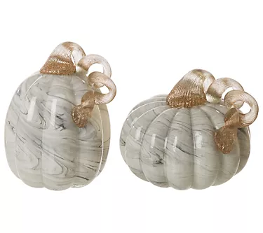 Glitzhome Gray Marble Glass Harvest Halloween Pmpkin Pair S/2 1 378617-glitzhome-gray-marble-glass-harvest-halloween-pmpkin-pair-s-2-1.webp