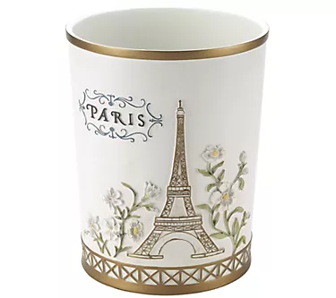 Avanti Linens Paris Botanique Wastebasket