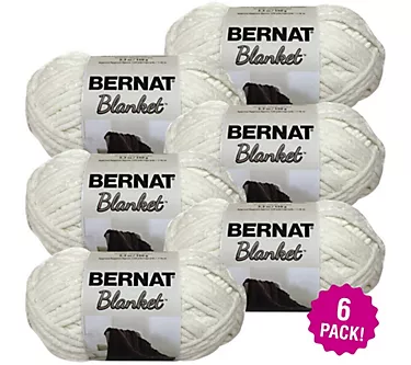 Bernat Blanket Multipack of 6 White Yarn