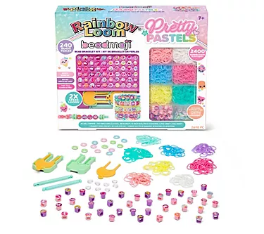 Rainbow Loom Beadmoji Pretty Pastels Bead Bracelet Kit