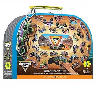 Eurographics Monster Jam Giant Floor Puzzle - 74-Piece