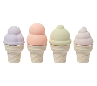 Sunnylife Splash Toys - Ice Cream, 4pc Cone Pool Toys