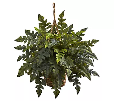 379027-holly-fern-hanging-basket-by-nearly-natural-1.webp