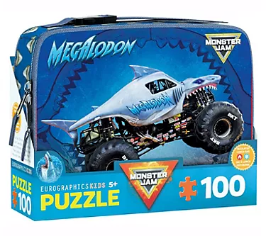 Eurographics Monster Jam Puzzle & Lunch Box - Megalodon
