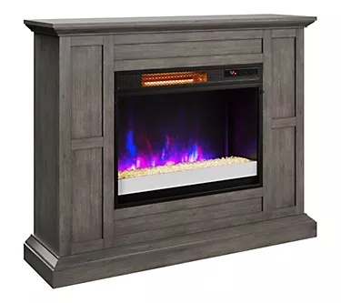 Duraflame Paneled Wall Mantel Fireplace Infrared Heater
