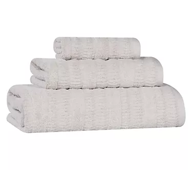 Superior Mika Cotton Blend Solid 3-Piece TowelSet