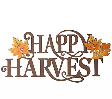Glitzhome HAPPY HARVEST Metal Wall Decor 1 379550-glitzhome-happy-harvest-metal-wall-decor-1.webp