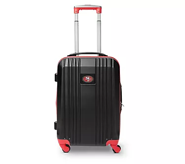 Denco NFL 21 Inch Carry-On Hardcase 2-Tone Spinner Red