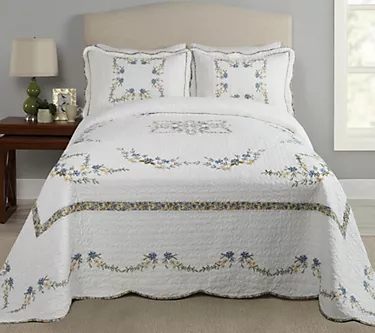 Modern Heirloom Heather Full Bedspread