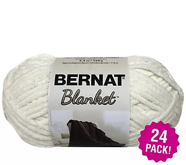 Bernat Blanket Multipack of 24 White Yarn