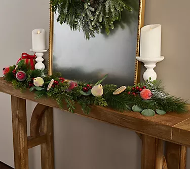 4' Fruit, Cedar and Pine Garland by Valerie