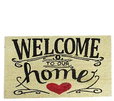 Northlight Welcome to Our Home Door Mat 30" x 18" 1 379810-northlight-welcome-to-our-home-door-mat-30-x-18–1.webp