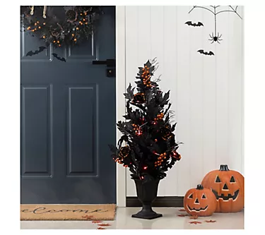 Glitzhome 36"H Halloween Lighted Rose Urn PorchTree 1 379884-glitzhome-36-h-halloween-lighted-rose-urn-porchtree-1.webp