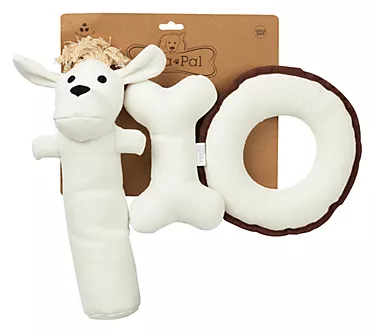 Pata Pal Eco Squeaky Puppy Pet Chew Toy- Ultimate Dawgy Set