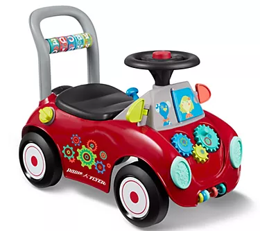 Radio Flyer Busy Buggy Ride On with 17 Interactive Activities
