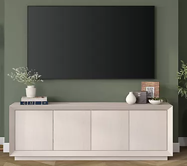 Hudson&Canal Oswald Rectangular TV Stand for TV's up to 75"