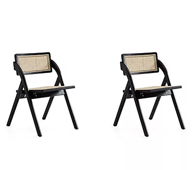 Manhattan Comfort Lambinet Dining Folding ChairSet of 2